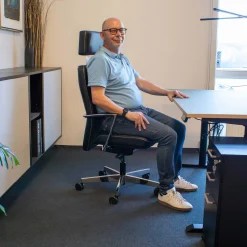 Chef kontorstol Sonoma, sort