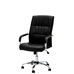 Chefstol Diego kunstlæder sort