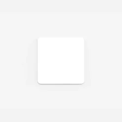 Curve glastavle, 99x99 cm