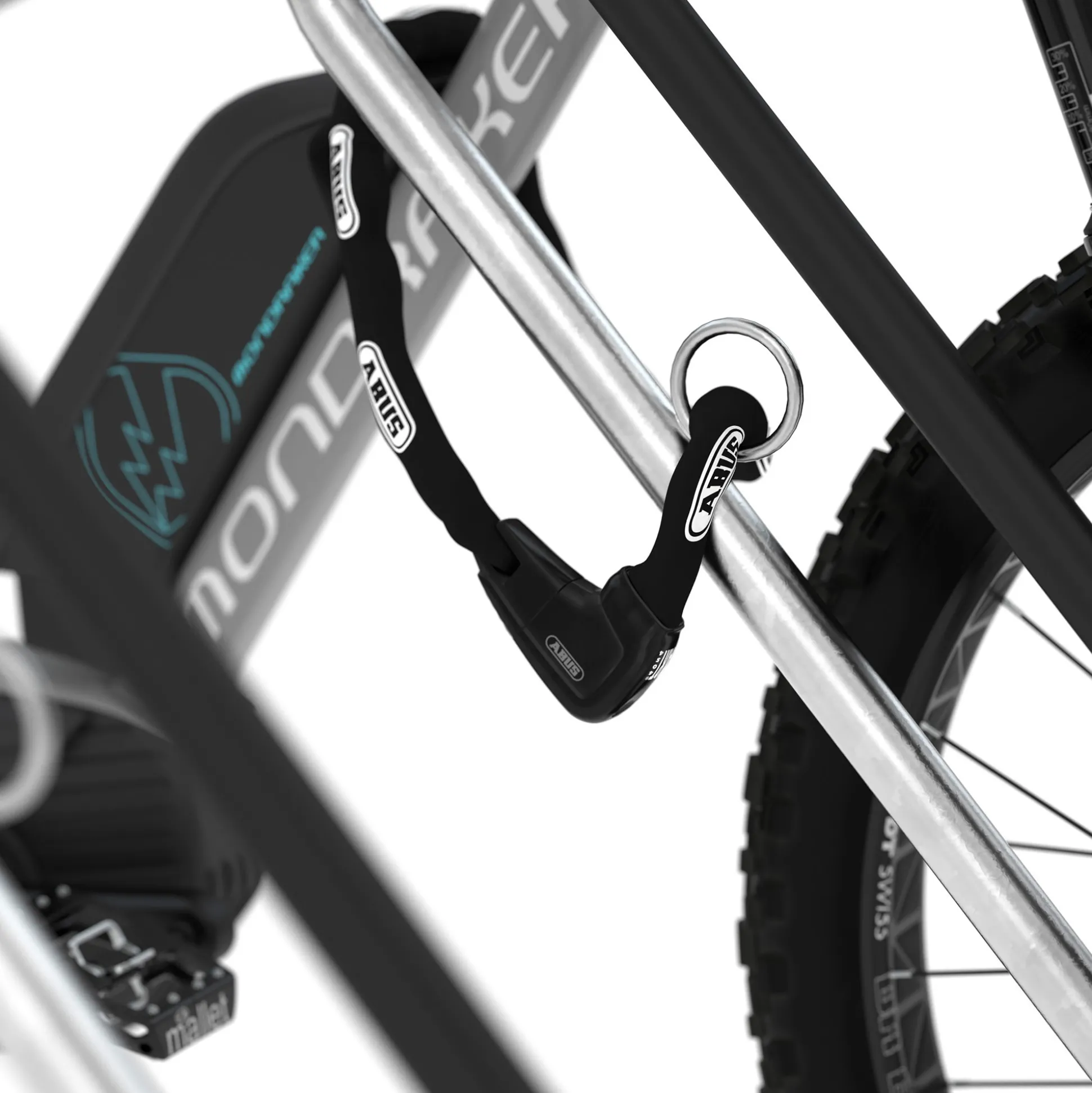 Cykelstativ m. støtte FT 12 bøjler, dob.