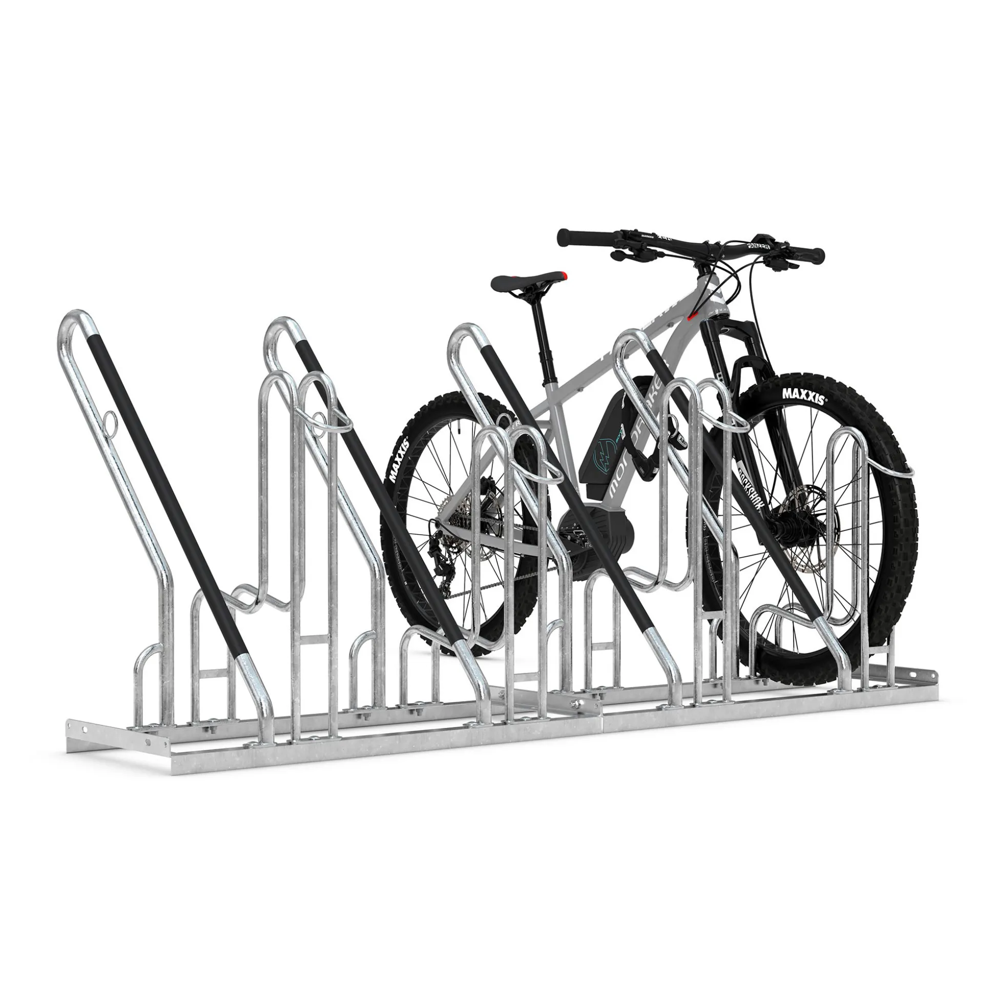 Cykelstativ m. støtte FT 6 bøjler