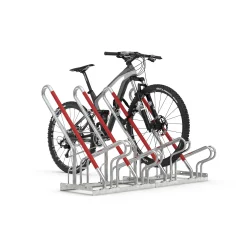 Cykelstativ m. støtte XF 4 bøjler