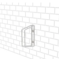 Cykelstativ med 1 bøjle til væg, lige