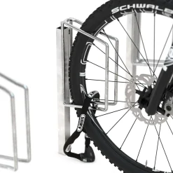 Cykelstativ med 1 bøjle til jord