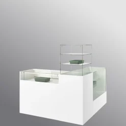 Disk Trento ll 50x150/150x90/140h, hvid