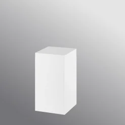 Disk Trento 50x50x90h, låge, hvid