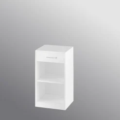 Disk Trento 50x50x90h, skuffe, hvid