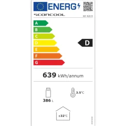 Display køleskab Scandomestic SD 420 E