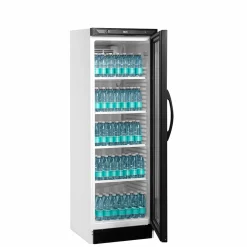 Display køleskab Tefcold CEV425 hvid/sort