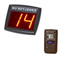 Display m/2 cifre til kø nr.system