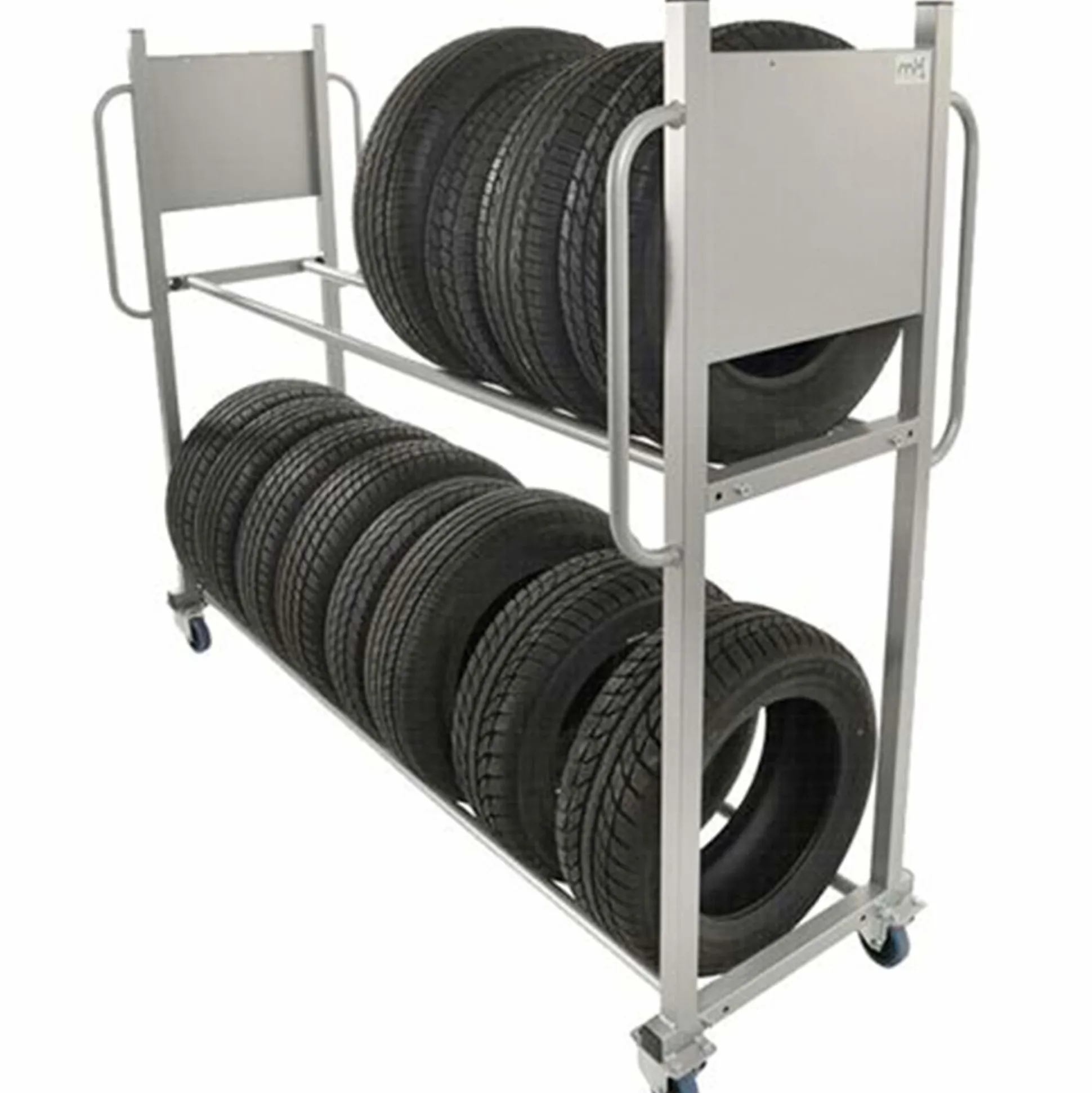 Dækvogn/flytbar dækreol.