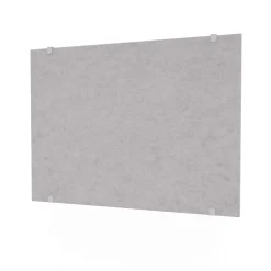 Effekt EcoSUND m. beslag 120x90 cm, grå