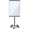 Flipover tavle med rund fod på hjul 65x100h cm.