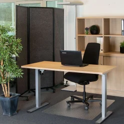 Foldeskærm PZ Flex 180x180h cm., sort