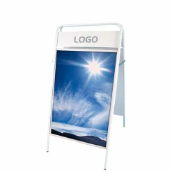 Gadeskilt Expo, 70x100 cm, hvid