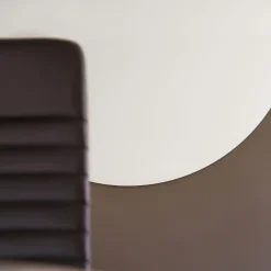 Glastavle Naga Ø100 cm, PURE White