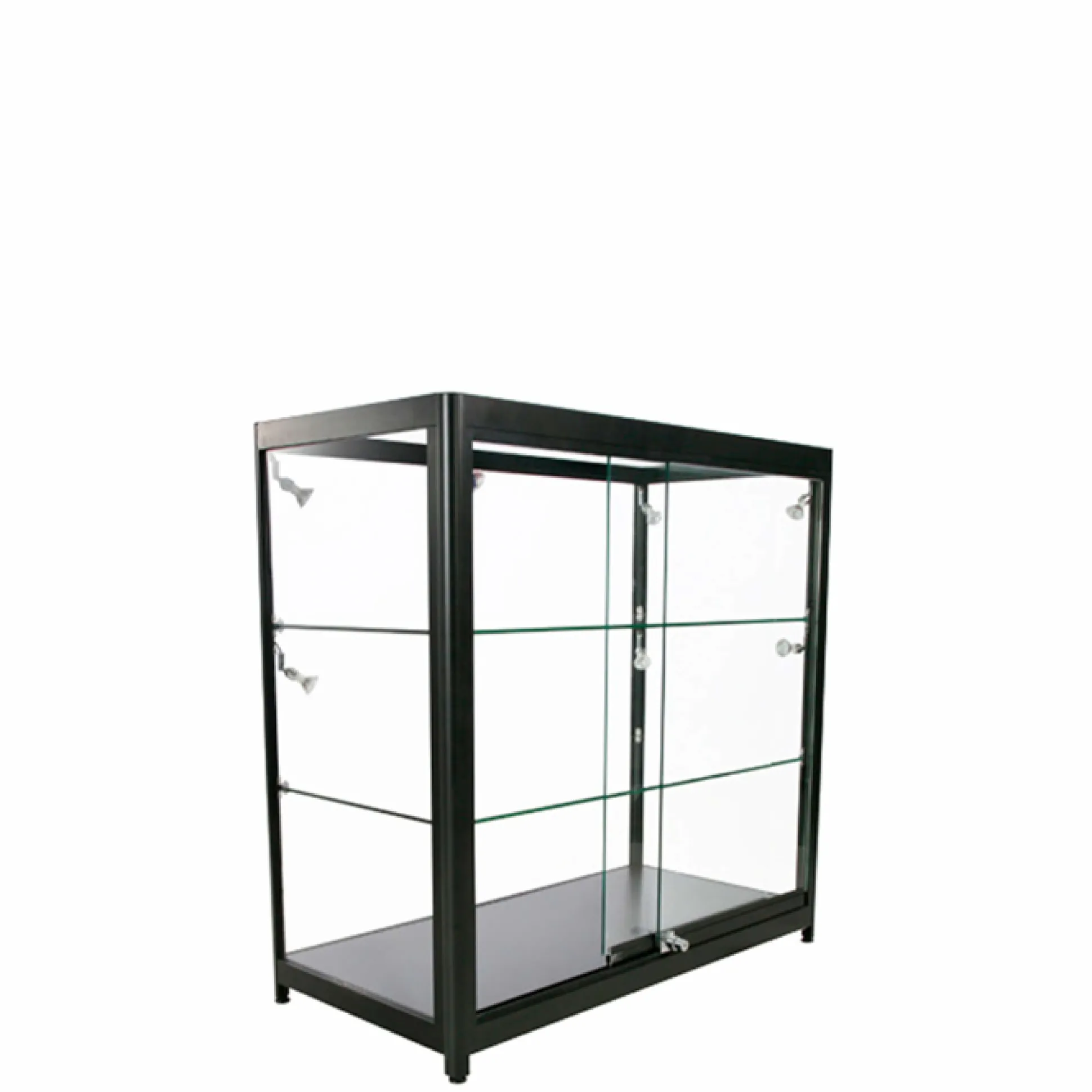 Glasvitrine Allum, m/skydelåger