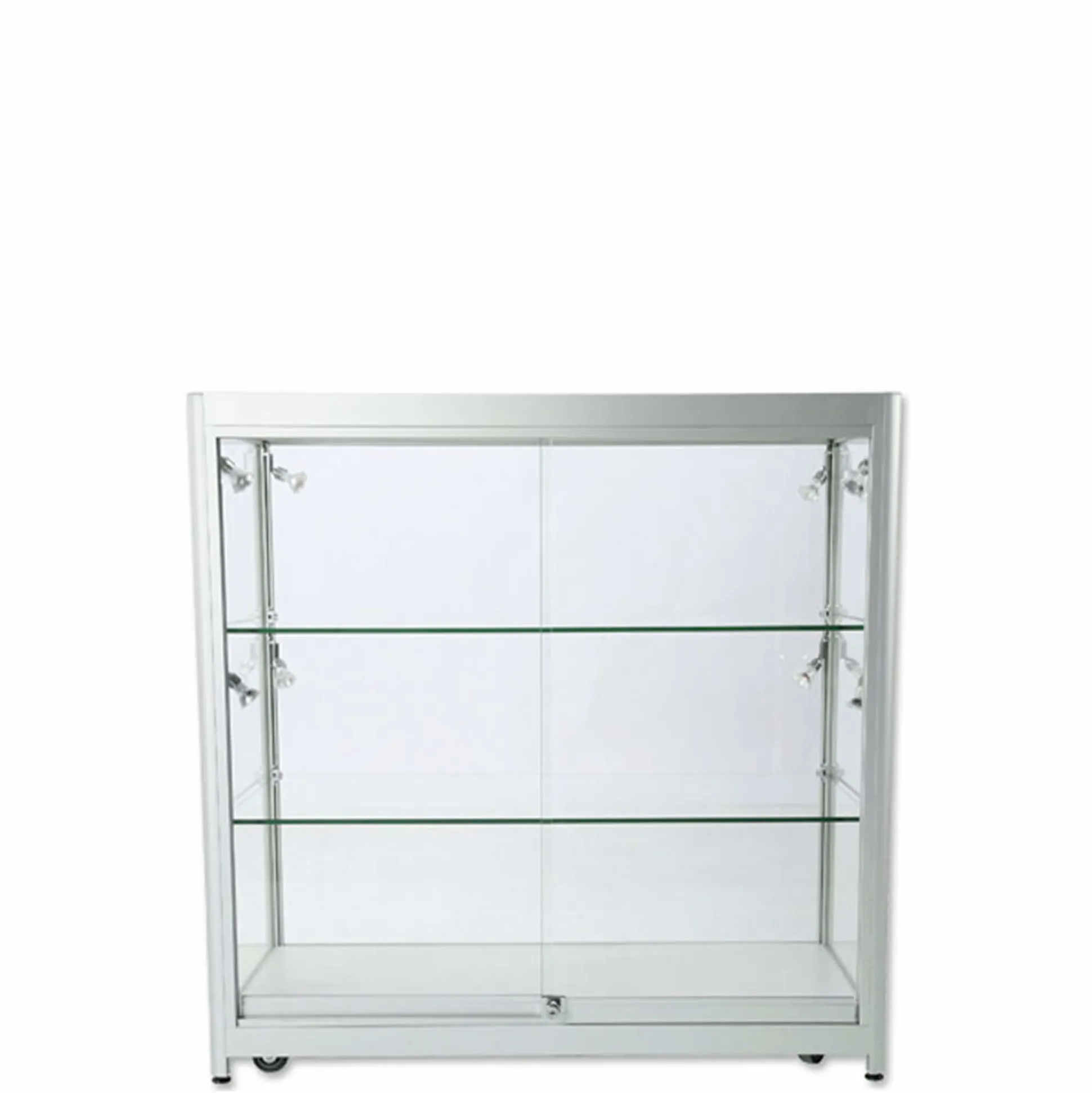 Glasvitrine Allum, m/skydelåger