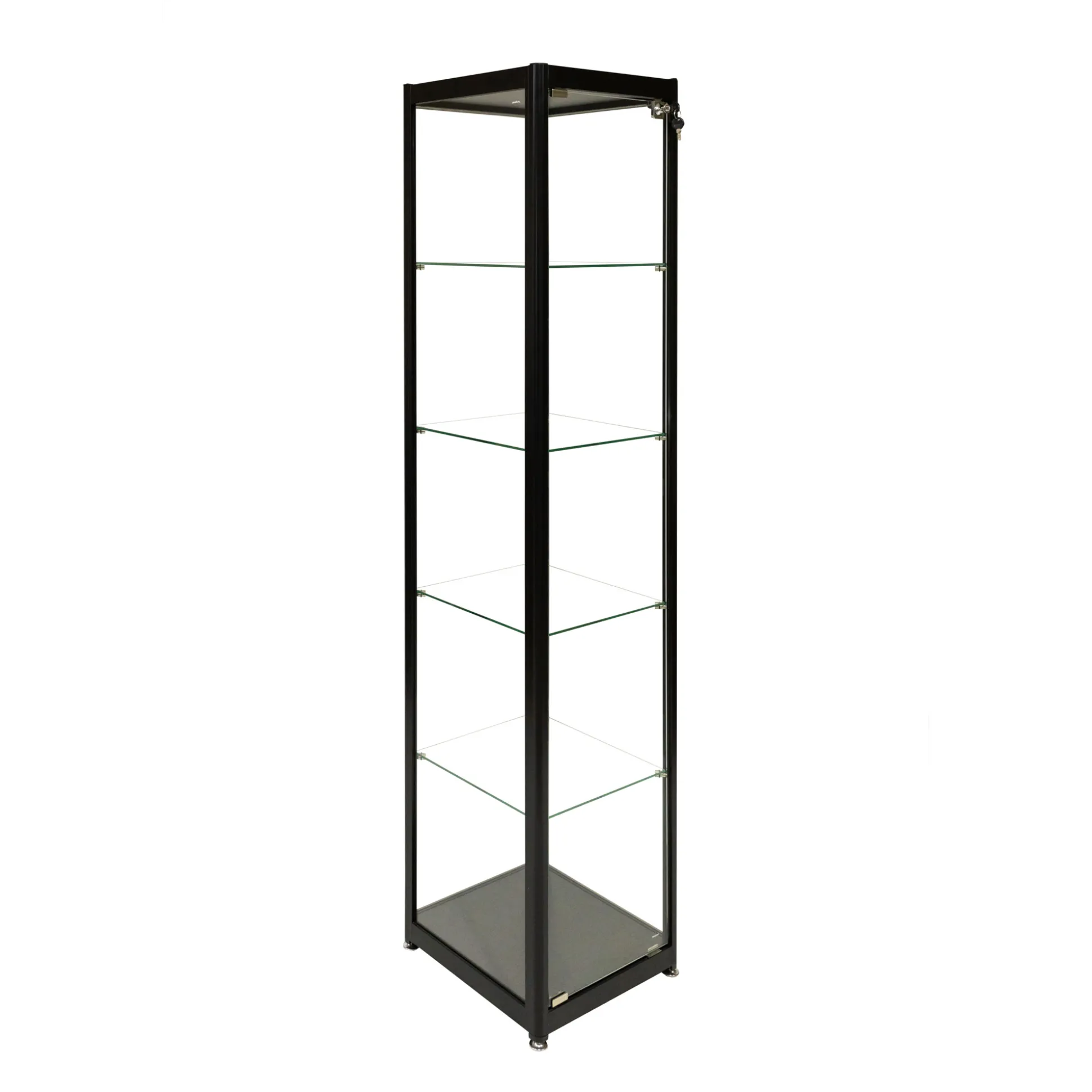 Glasvitrine Diamond 4, sort