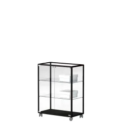 Glasvitrine Lux bred m. 2 hylder