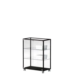 Glasvitrine Lux bred m. 2 hylder