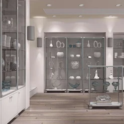 Glasvitrine Lux med 4 hylder