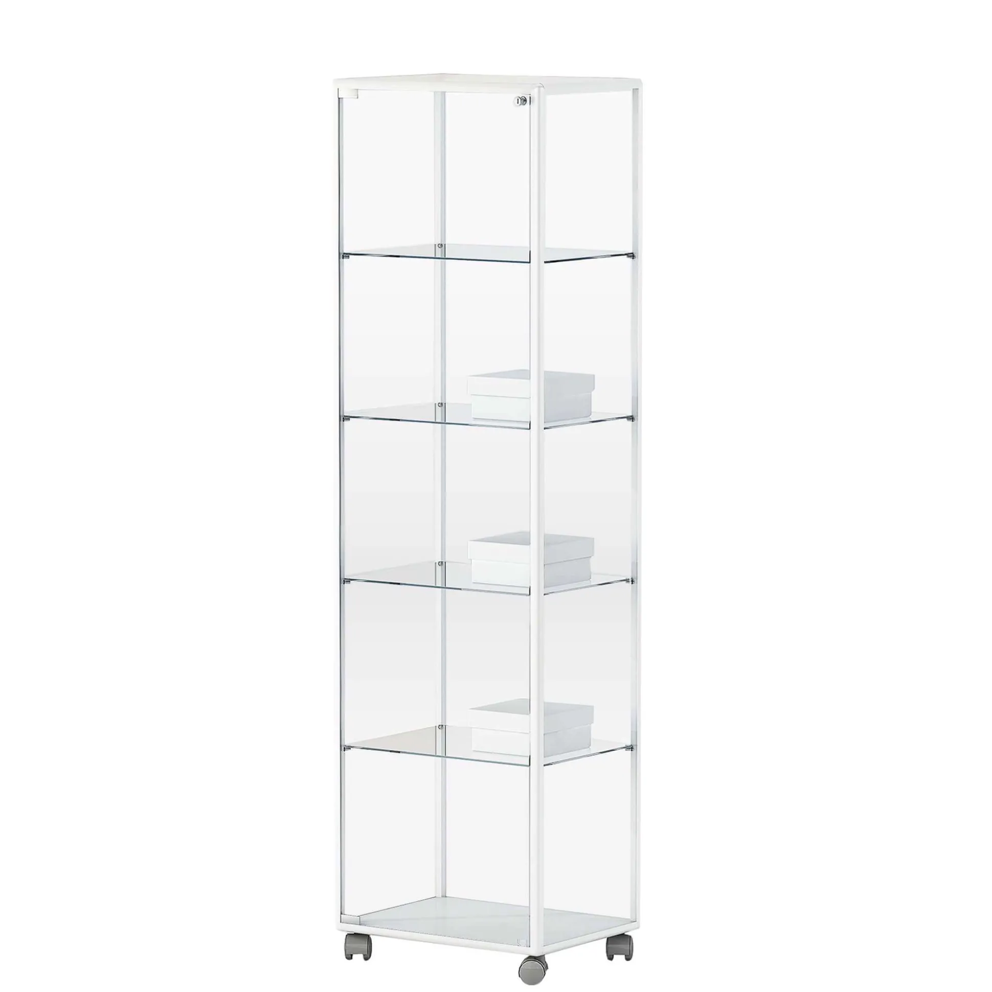 Glasvitrine Lux med 4 hylder