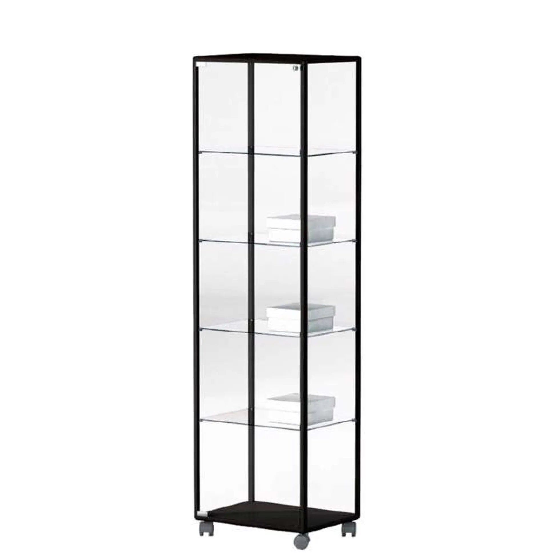 Glasvitrine Lux med 4 hylder