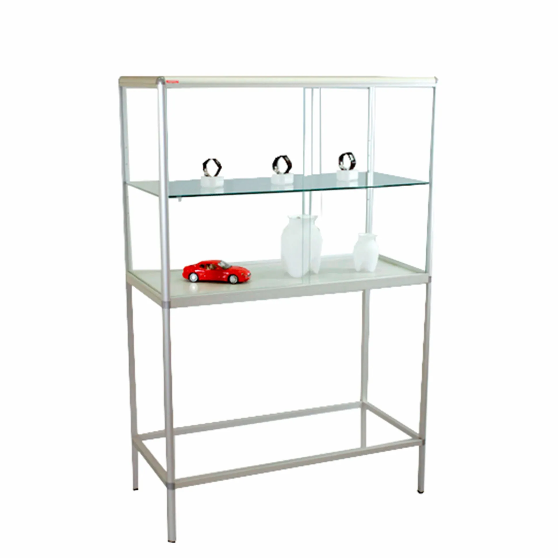 Glasvitrine Profil m.glasmontre øverst