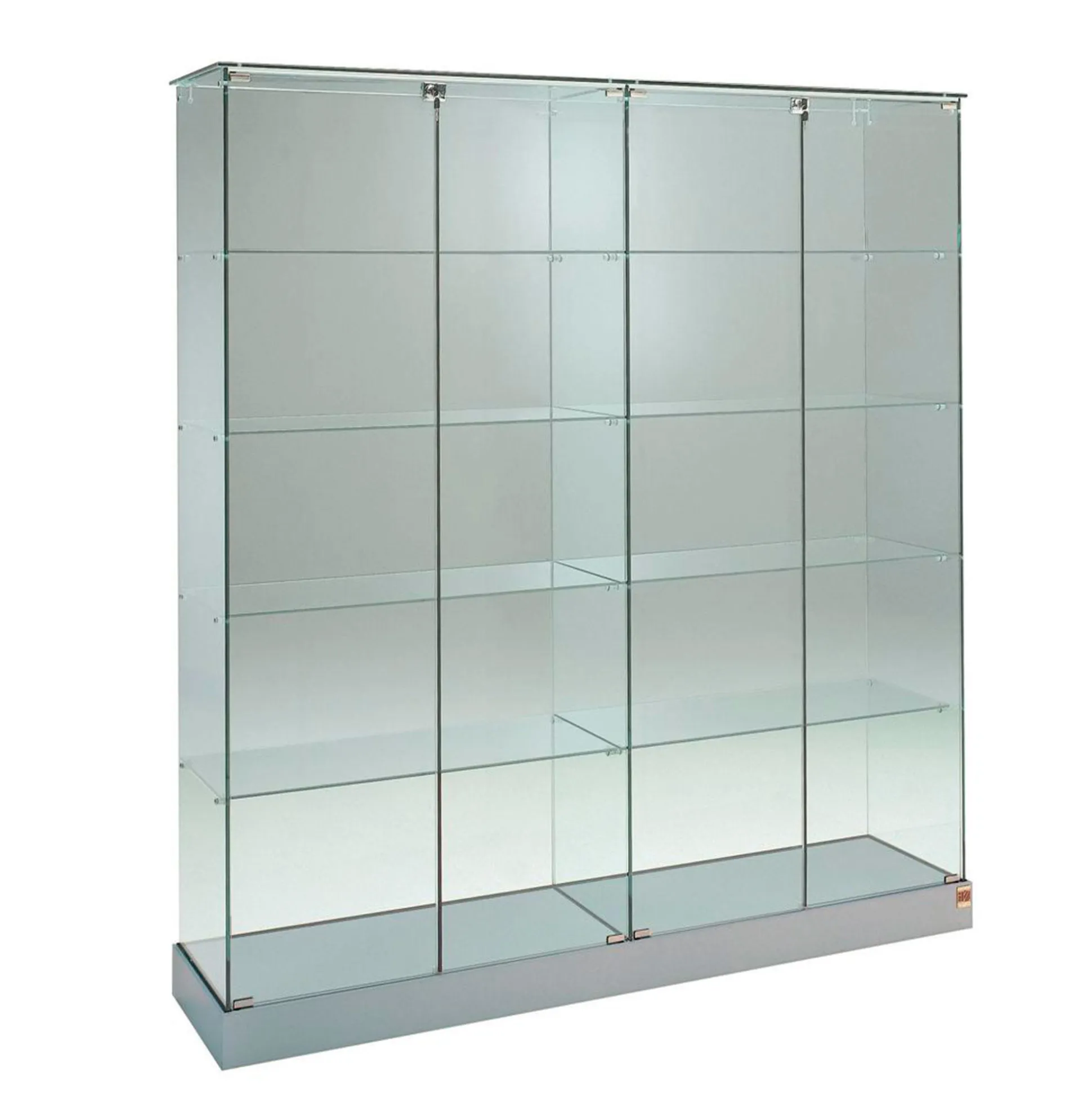 Glasvitrine Ravello 142 dobbelt, grå