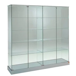 Glasvitrine Ravello 182 dobbelt, grå