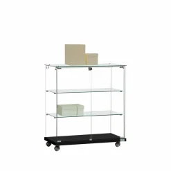 Glasvitrine Trento 6. m/2hylder & glastop