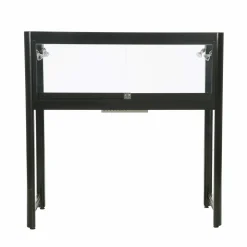 Glasvitrine/disk Allum m. skydelåge