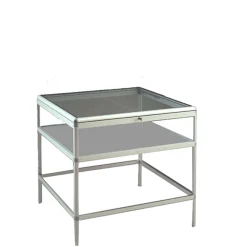 Glasvitrine/montre med display i top