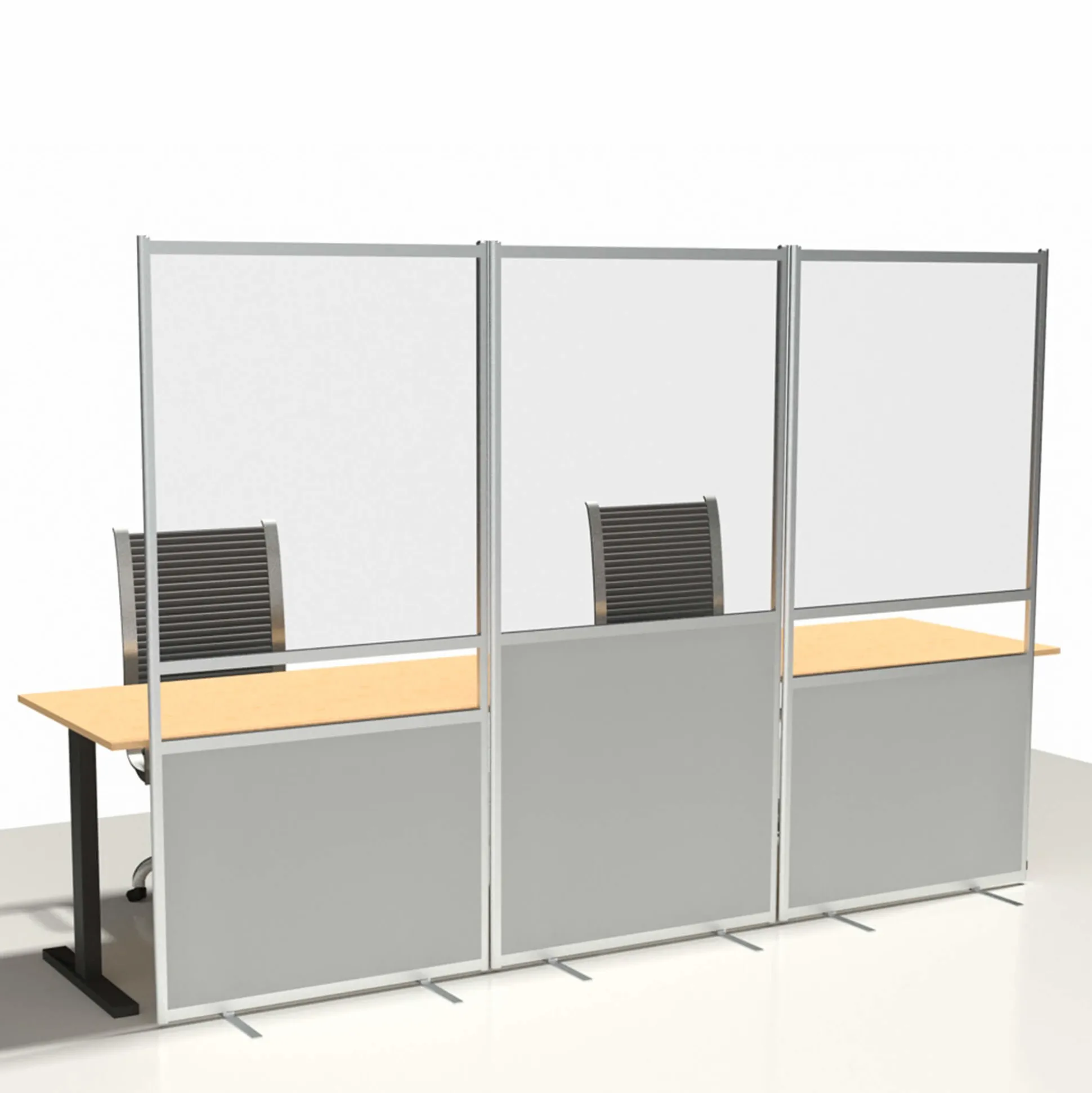 Gulvafskærmning Ultimate transparent/grå