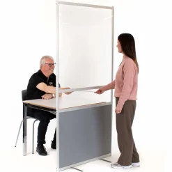 Gulvafskærmning Ultimate transparent/grå inkl. luge