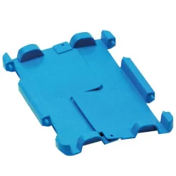 Heavy duty kasse låg 40x30 cm blå