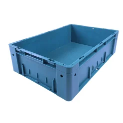 Heavy duty kasse 60x40x17,5 cm blå