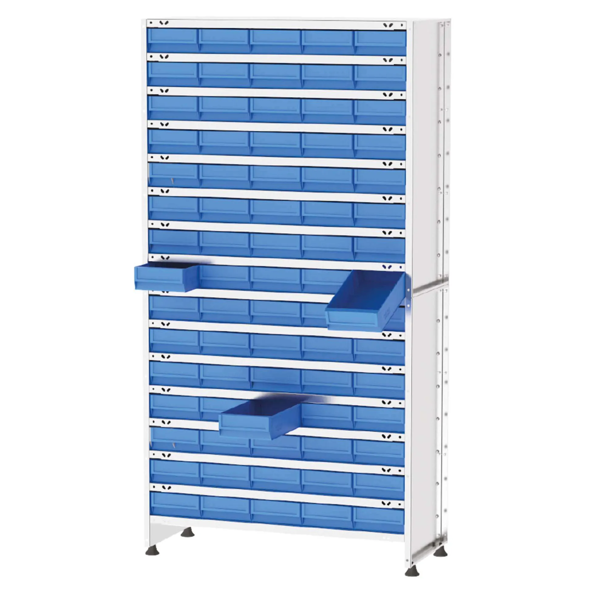 Hi-Max Skuffereol med 75 lagerskuffer