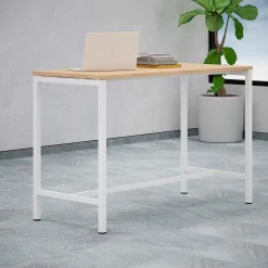 Højbord Monik 70x160, hvidt stel