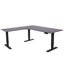 Hjørne hæve sænkebord 180x180 - Corporate