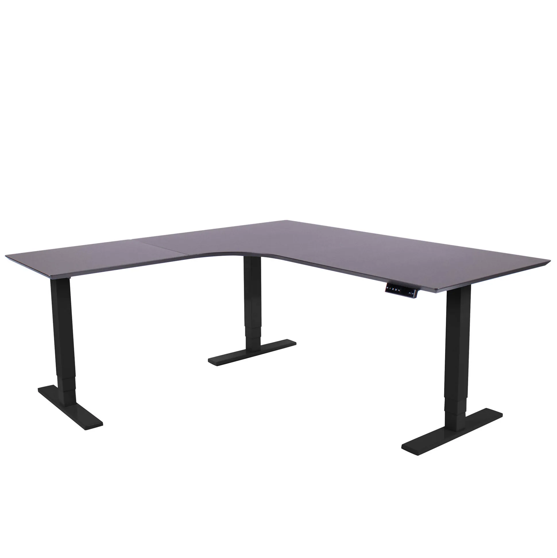 Hjørne hæve sænkebord 180x180 - Corporate