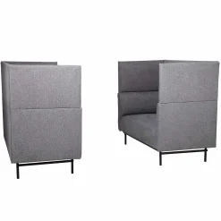 Højrygget sofa, Modena, Antracit