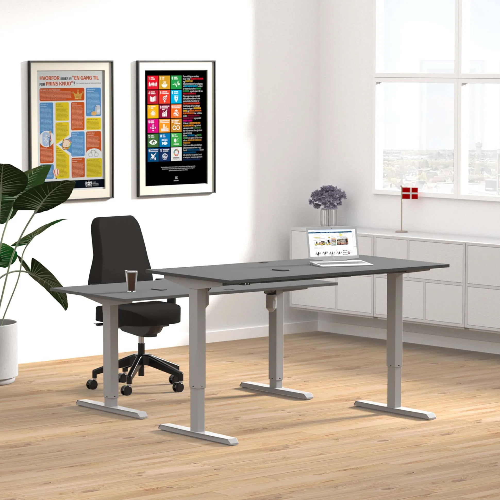 Hæve sænkebord 90x180 - Manager