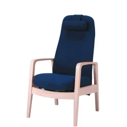 Hvilestol 7031SV, eg/blå
