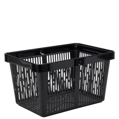 Indkøbskurv Big 28 liter, sort