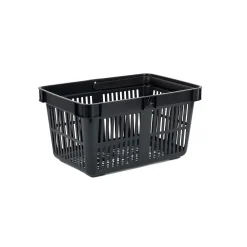Indkøbskurv Great 27 liter, sort