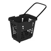 Indkøbskurv på hjul 80 liter, sort