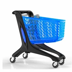 Indkøbsvogn City 160 liter, blå