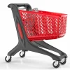 Indkøbsvogn City 160 liter, rød